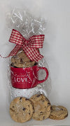 Valentine Gift Set (2 Mugs and 6 Cookies)